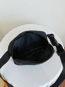 迷你腰包蝴蝶裝飾黑色適合日常生活