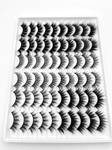 30 cặp lông mi giả siêu dài - màu đen - Xem 2