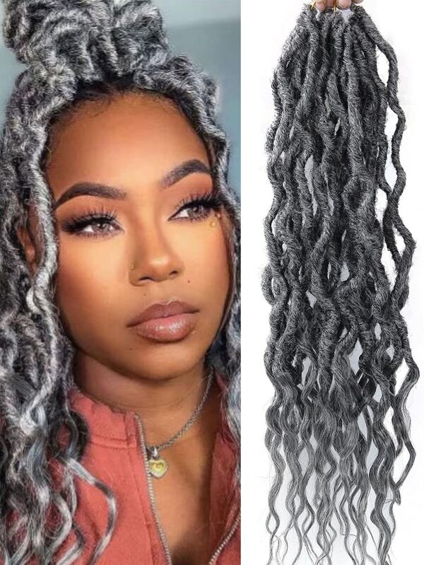 1Pack Faux Locs Crochet Hair, Soft Locs Crochet Braids, Pre Looped