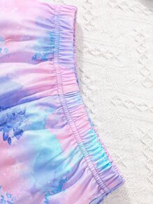 Sparklyn 2pcs Girls Colorful Print Camisole Top And Shorts Set - Multicolor - View 4