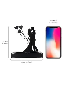 1pc Iron Candle Holder, Creative Figure Decor Candle Stand For Home - Black - View 7