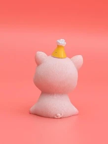1pc Polyresin Decoration Craft, Cute Pig Design Decoration Object For Home - Multicolor - View 2