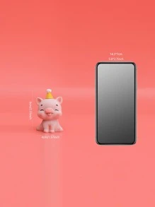 1pc Polyresin Decoration Craft, Cute Pig Design Decoration Object For Home - Multicolor - View 4