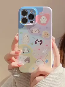 Cartoon Graphic Phone Case - Multicolor - View 1