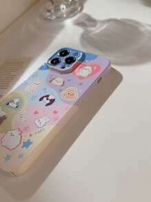 Cartoon Graphic Phone Case - Multicolor - View 3