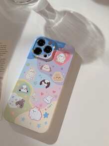 Cartoon Graphic Phone Case - Multicolor - View 4