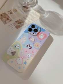Cartoon Graphic Phone Case - Multicolor - View 7