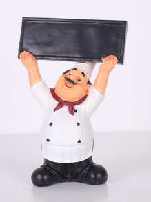 1 cái Polyresin trang trí thủ công, đối tượng trang trí thiết kế hình sáng tạo cho gia đình - trắng - Xem 3