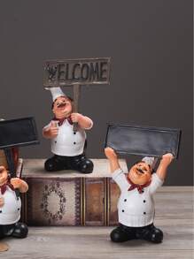 1 cái Polyresin trang trí thủ công, đối tượng trang trí thiết kế hình sáng tạo cho gia đình - trắng - Xem 5