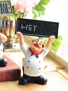 1 cái Polyresin trang trí thủ công, đối tượng trang trí thiết kế hình sáng tạo cho gia đình - trắng - Xem 6