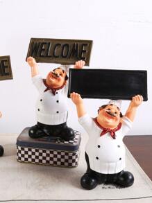 1 cái Polyresin trang trí thủ công, đối tượng trang trí thiết kế hình sáng tạo cho gia đình - trắng - Xem 7