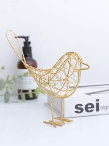 1入組鐵裝飾用品現代小鳥設計裝飾物件