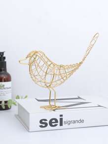 1入組鐵裝飾用品現代小鳥設計裝飾物件