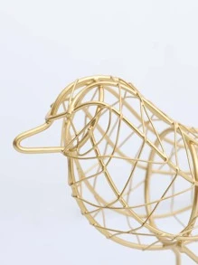 1入組鐵裝飾用品現代小鳥設計裝飾物件