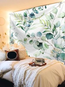 1pc Leaf Pattern Tapestry, Modern Wall Hanging Decoration Cloth For Home Decor - Multicolor - View 1