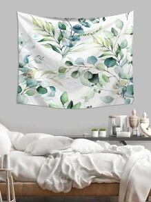 1pc Leaf Pattern Tapestry, Modern Wall Hanging Decoration Cloth For Home Decor - Multicolor - View 6