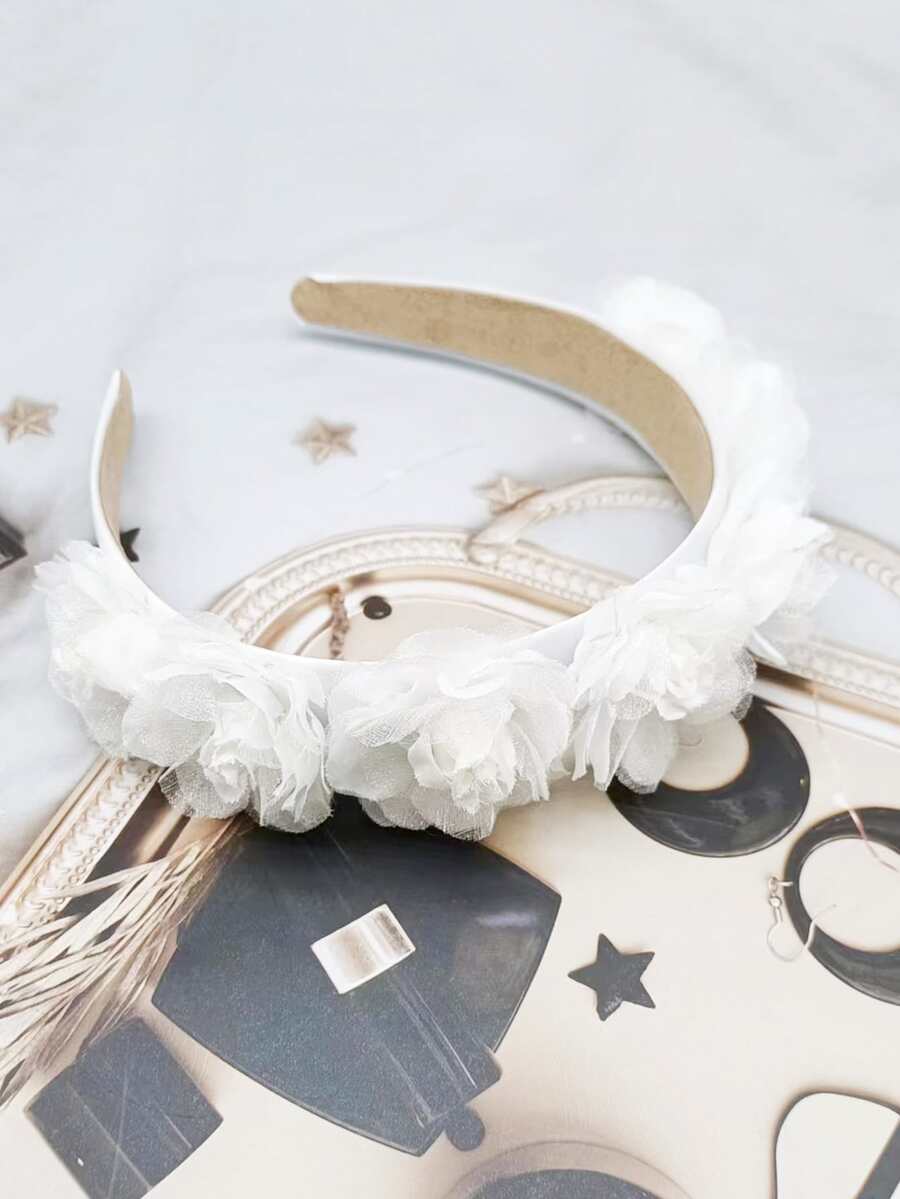 1入組女性花朵裝飾時尚髮箍