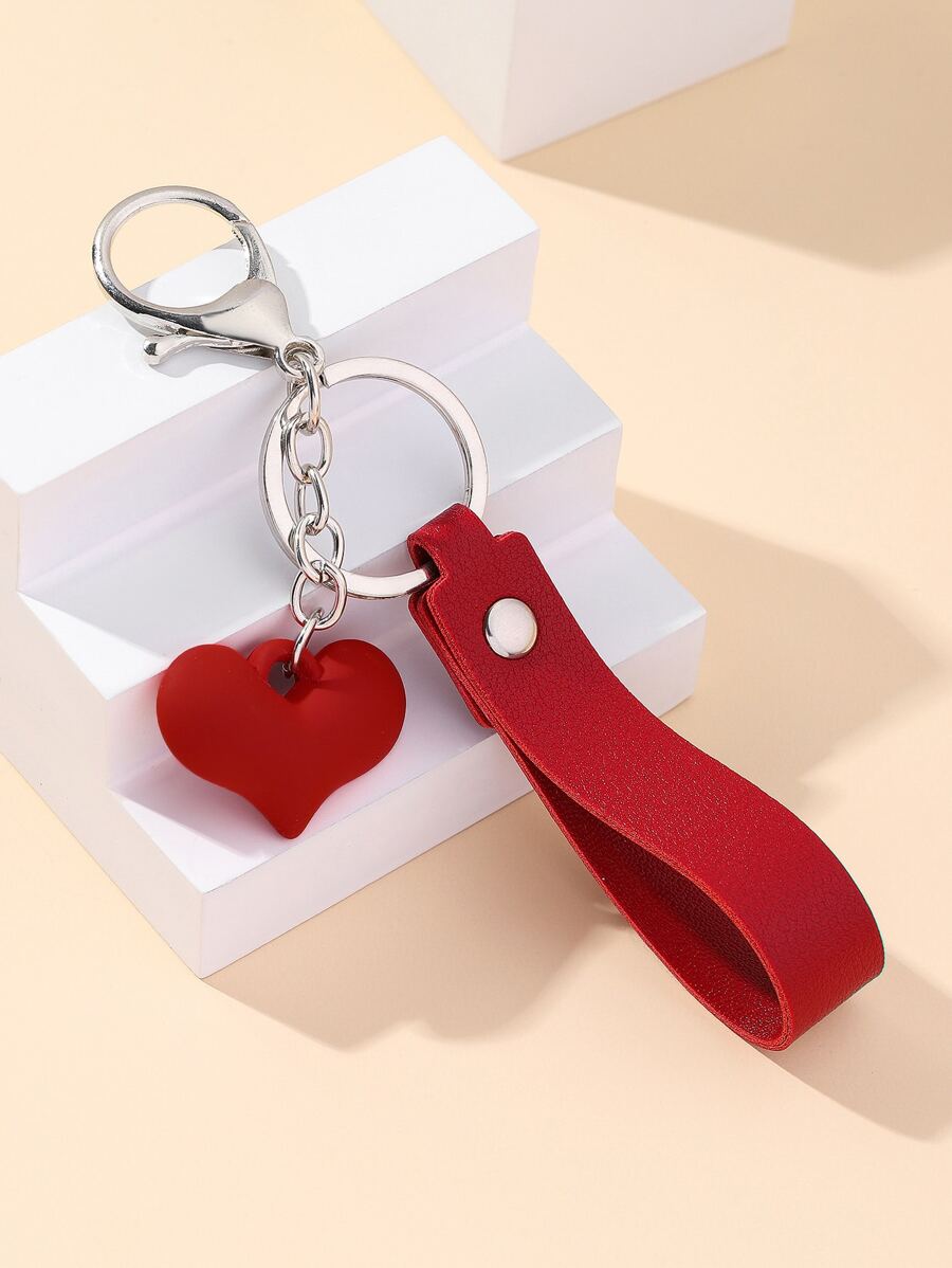 Heart Charm Keychain | SHEIN USA