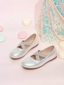 Giày búp bê trẻ em - Bạc - Xem 1