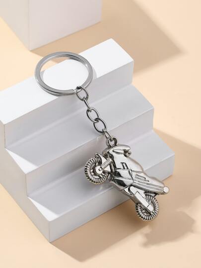 Llavero con encanto de motocicleta para hombres y mujeres, accesorios para automóviles, accesorios para bolsos, accesorios escolares, lindos accesorios góticos y Y2K, con soporte para tarjeta de identificación, accesorios para automóviles, encantos para bolsos