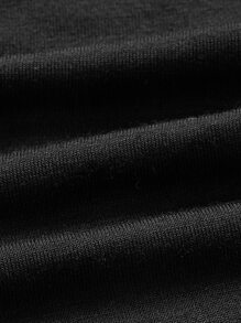 Hombres 3 piezas Calzoncillos boxer con cinta con letra - Negro - Ver 6