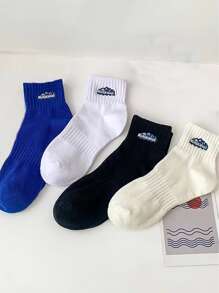 女士中筒襪 - 彩色 - 查看 3