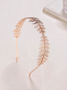 1入組女士葉子裝飾時尚風格頭帶用於髮飾