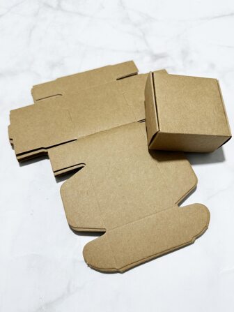 10入組紙質禮品包裝盒極簡主義派對禮品盒