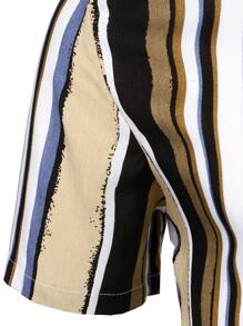 Áo sơ mi Nam Nút phía trước Sọc Giải trí - Nhiều màu - Xem 3