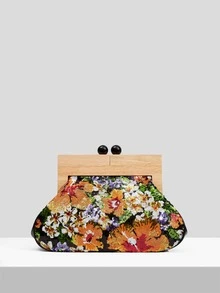 SHEIN VCAY ly hợp ghép mộng kim sa Khối Màu Đúng mốt - Nhiều màu - Xem 5