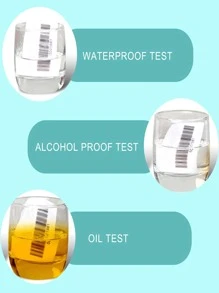 1 cuộn Đồng Màu Nhãn Dán Đơn Giản Đa năng Ghi Nhãn Dán Cho Học Sinh, Trường Học, Văn Phòng - trắng - Xem 4