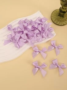 20 chiếc nơ gói quà trơn - Màu tím - Xem 2