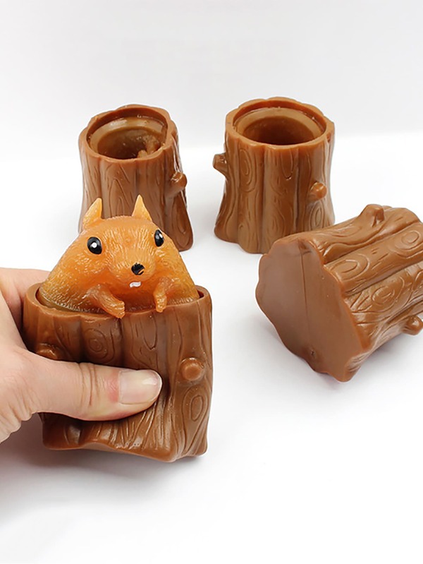 1pc Creative Squirrel Squeeze Toy, Modern TPR Fidget Toy For Children