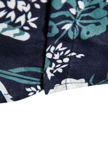 男士印花前排扣襯衫 - 彩色 - 查看 4