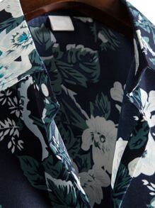 男士印花前排扣襯衫 - 彩色 - 查看 6