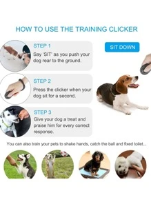 1入組雙音寵物零食袋和1入組掉落設計隨機訓練唱首歌 - 黑與白 - 查看 3