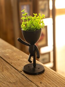 Nhựa Nhân Tạo Chậu Cây, Hình Thiết Kế Giả Chậu Vật Trang Trí Trang Trí Bàn - Nhiều màu - Xem 1