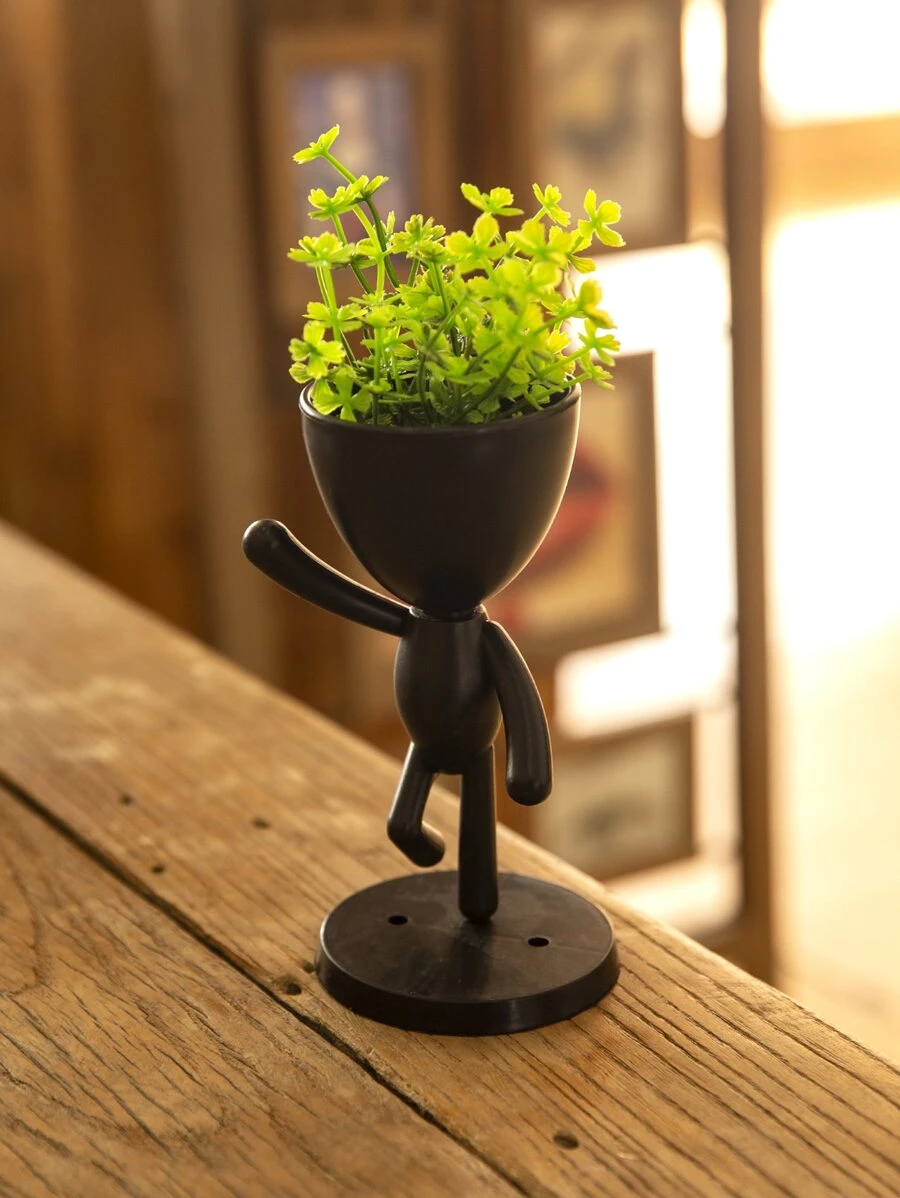 Nhựa Nhân Tạo Chậu Cây, Hình Thiết Kế Giả Chậu Vật Trang Trí Trang Trí Bàn - Nhiều màu - Xem 1