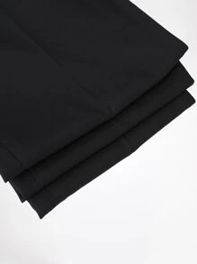 CLOUDSTYLE Men Single Breasted Blazer & Suit Trousers - Black - View 8