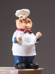 1 đồ vật trang trí Polyresin, phim hoạt hình đầu bếp thiết kế trang trí thủ công cho gia đình - Nhiều màu - Xem 4