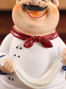 1 đồ vật trang trí Polyresin, phim hoạt hình đầu bếp thiết kế trang trí thủ công cho gia đình - Nhiều màu - Xem 5