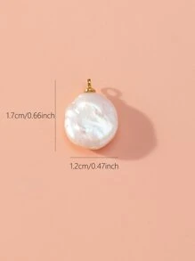 Mặt dây chuyền ngọc trai giả tự làm để sử dụng - Nhiều màu - Xem 3