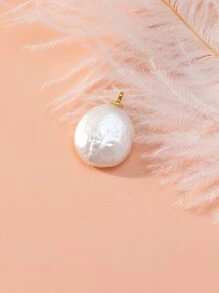 Mặt dây chuyền ngọc trai giả tự làm để sử dụng - Nhiều màu - Xem 5