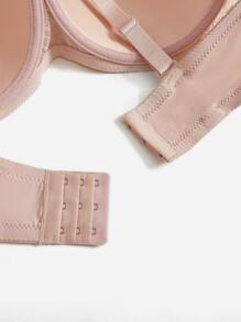 Plus Lace Underwire Bra - Apricot - View 4