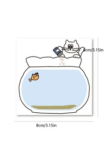 1 bảng ghi nhớ đồ họa hoạt hình - Nhiều màu - Xem 3