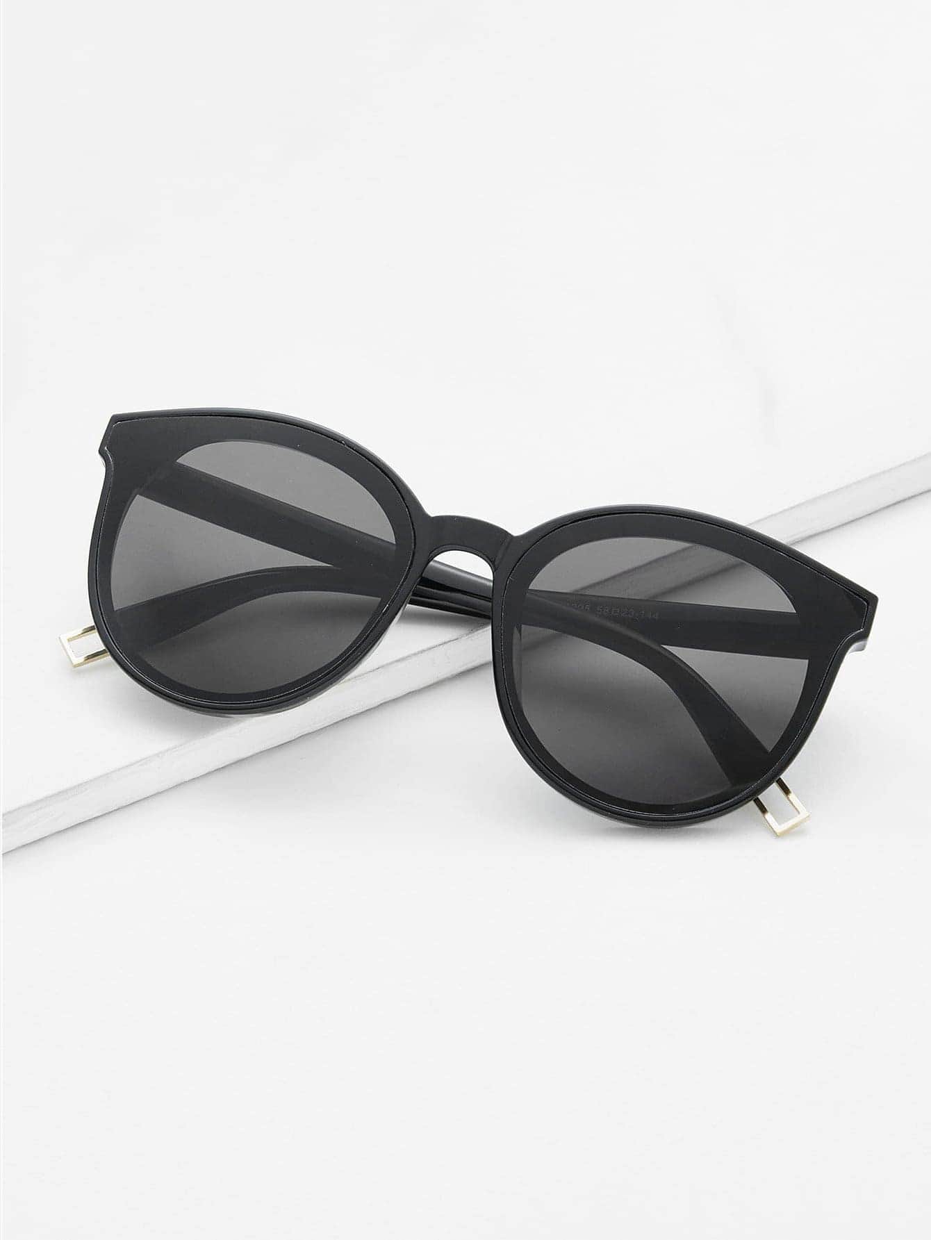 Retro Plastic Cat Eye Frame Sunglasses For Women, Classic Design For Outdoor Traveling, Beach, Casual Wear, Driving, UV Protection Eyewear, For Summer Beach Vacation,Outdoor,Travel