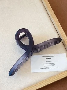 1 Pieza Clip Grande Para El Cabello De Color Morado Grisáceo Con Diseño En Forma De Cruz, Adecuado Para Uso Diario, Casual Y Salidas, Para La Coleta De Mujeres Y Niñas - Multicolor - Ver 6