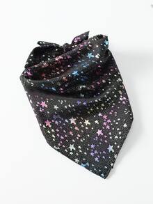 Pañuelo con estampado de estrella - Multicolor - Ver 2