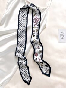 Pañuelo con estampado floral - Multicolor - Ver 2