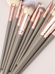 Bộ 15 cọ trang điểm kèm túi đựng, dùng để tán kem nền, má hồng, che khuyết điểm, phấn mắt, kèm túi đựng đồ trang điểm khi đi du lịch, rượu sâm panh, bộ cọ, bộ cọ trang điểm, bộ cọ trang điểm, bộ trang điểm hoàn chỉnh, bộ cọ trang điểm, bộ trang điểm hoàn chỉnh, bộ cọ, bộ cọ trang điểm, bộ quà tặng trang điểm, bộ - màu nâu - Xem 5